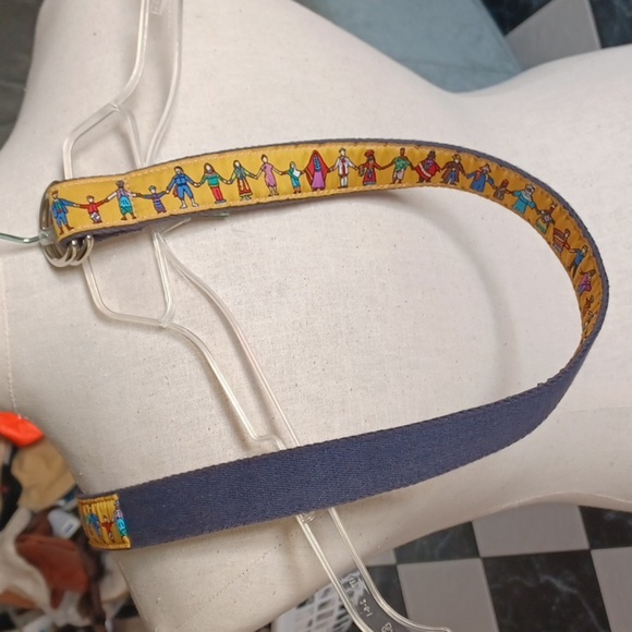 The Belted Cow Youth D-Ring Around The World Friends Belt-L, 33" L Plus D-ring - Picture 4 of 6
